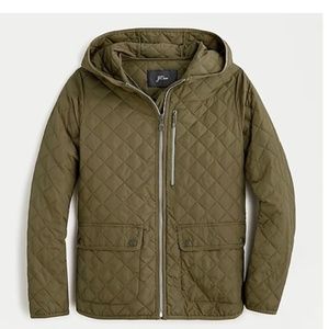 J.Crew Packable quilted field jacket - size small NWT